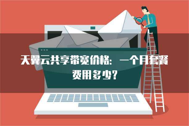 天翼云共享带宽价格：一个月套餐费用多少？