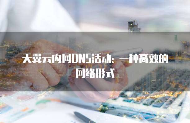 天翼云内网DNS活动: 一种高效的网络形式