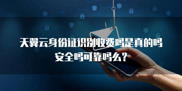 天翼云身份证识别收费吗是真的吗安全吗可靠吗么?