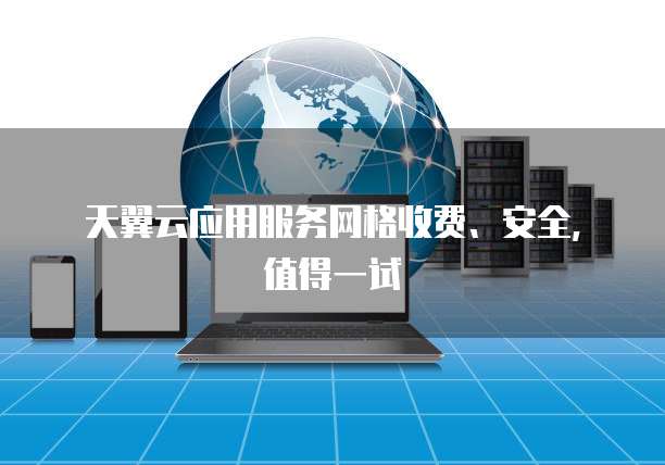 天翼云应用服务网格收费、安全，值得一试