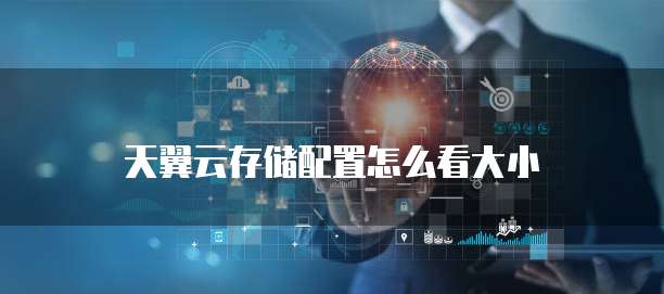 天翼云存储配置怎么看大小