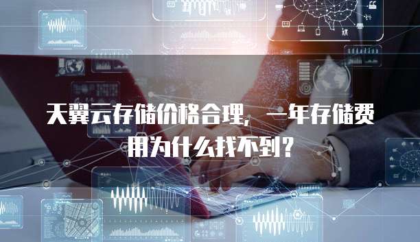 天翼云存储价格合理,一年存储费用为什么找不到?