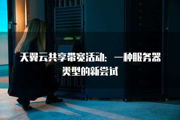 天翼云共享带宽活动:一种服务器类型的新尝试