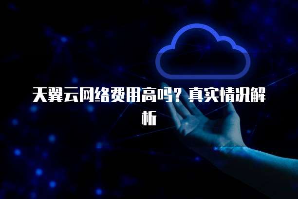 天翼云网络费用高吗?真实情况解析