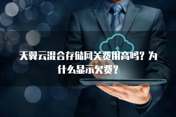 天翼云混合存储网关费用高吗?为什么显示欠费?