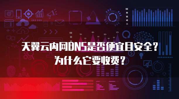 天翼云内网DNS是否便宜且安全?为什么它要收费?