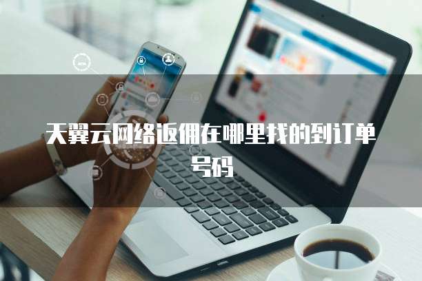天翼云网络返佣在哪里找的到订单号码