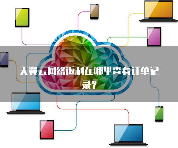 天翼云网络返利在哪里查看订单记录?
