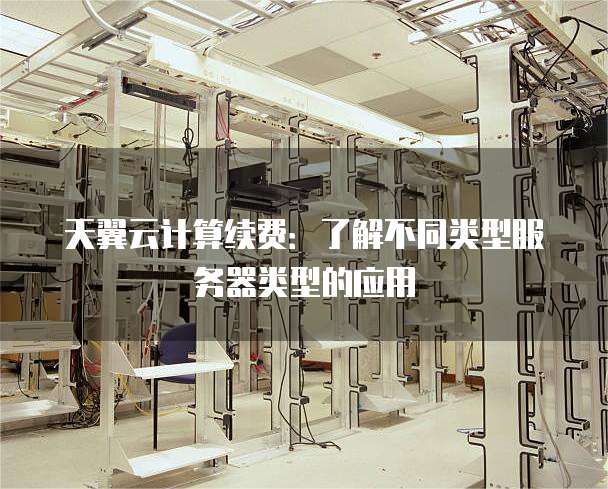 天翼云计算续费:了解不同类型服务器类型的应用