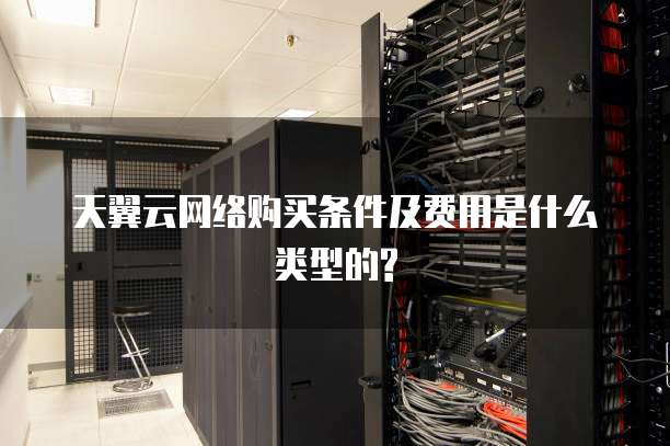 天翼云网络购买条件及费用是什么类型的?