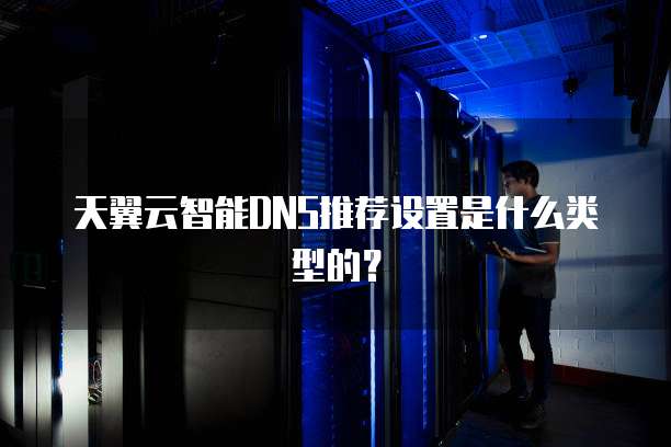 天翼云智能DNS推荐设置是什么类型的?