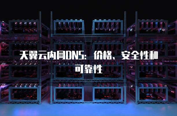 天翼云内网DNS:价格、安全性和可靠性