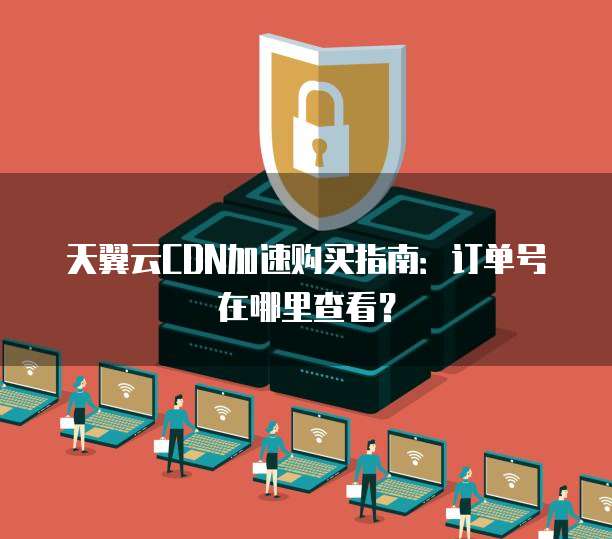 天翼云CDN加速购买指南：订单号在哪里查看？