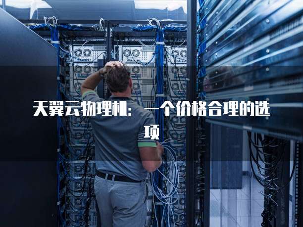 天翼云物理机:一个价格合理的选项