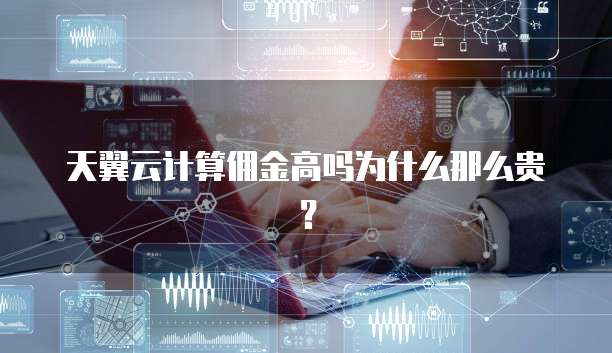 天翼云计算佣金高吗为什么那么贵?