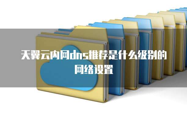 天翼云内网dns推荐是什么级别的网络设置