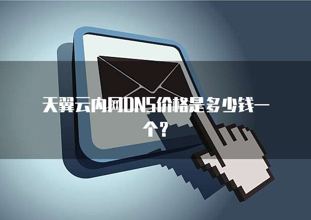 天翼云内网DNS价格是多少钱一个？