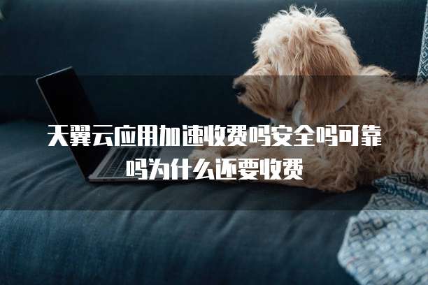 天翼云应用加速收费吗安全吗可靠吗为什么还要收费