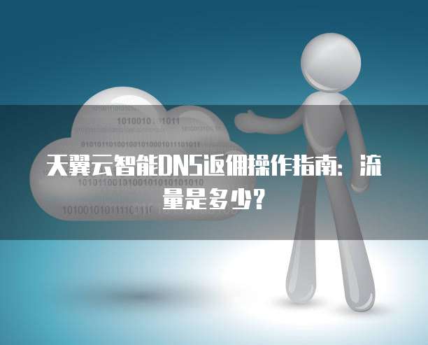 天翼云智能DNS返佣操作指南:流量是多少?