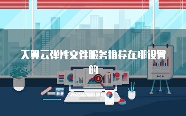 天翼云弹性文件服务推荐在哪设置的