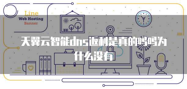 天翼云智能dns返利是真的吗吗为什么没有