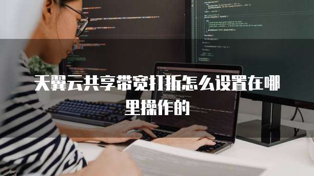 天翼云共享带宽打折怎么设置在哪里操作的