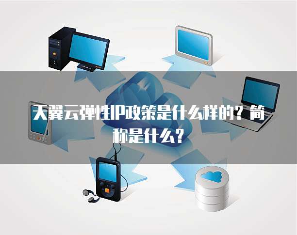 天翼云弹性IP政策是什么样的?简称是什么?