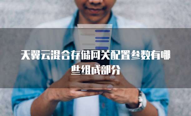 天翼云混合存储网关配置参数有哪些组成部分