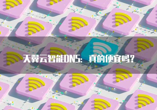 天翼云智能DNS:真的便宜吗?