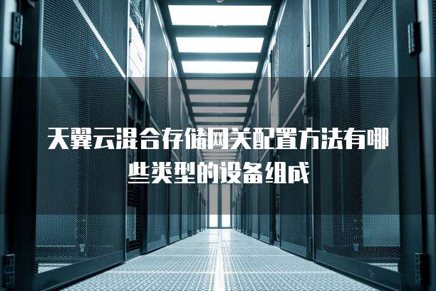 天翼云混合存储网关配置方法有哪些类型的设备组成