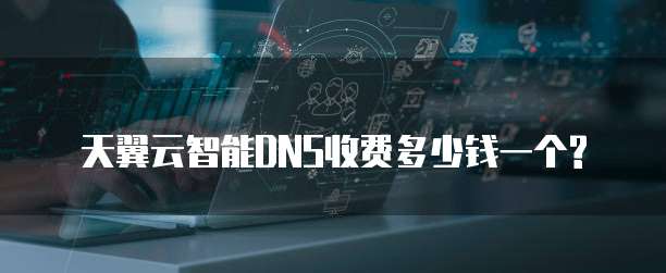天翼云智能DNS收费多少钱一个?