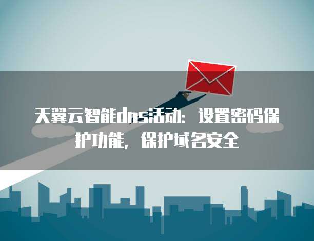 天翼云智能dns活动：设置密码保护功能，保护域名安全