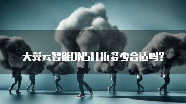 天翼云智能DNS打折多少合适吗?