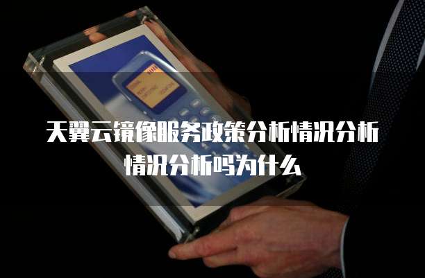 天翼云镜像服务政策分析情况分析情况分析吗为什么