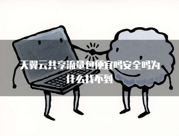 天翼云共享流量包便宜吗安全吗为什么找不到