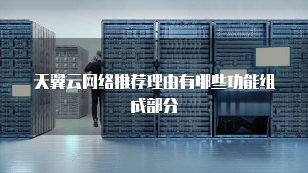 天翼云网络推荐理由有哪些功能组成部分