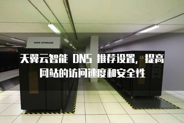 天翼云智能 DNS 推荐设置,提高网站的访问速度和安全性