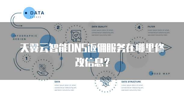 天翼云智能DNS返佣服务在哪里修改信息？