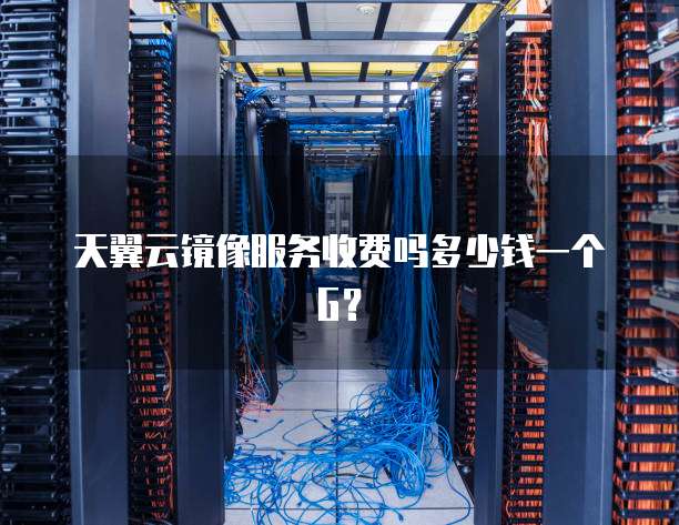 天翼云镜像服务收费吗多少钱一个G？