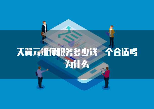 天翼云镜像服务多少钱一个合适吗为什么