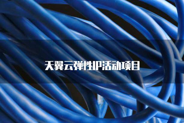 天翼云弹性IP活动项目