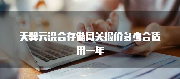 天翼云混合存储网关报价多少合适用一年