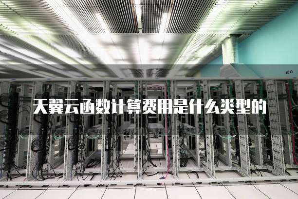 天翼云函数计算费用是什么类型的