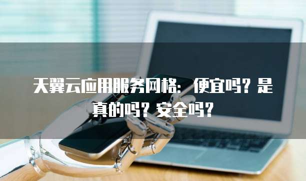 天翼云应用服务网格:便宜吗?是真的吗?安全吗?