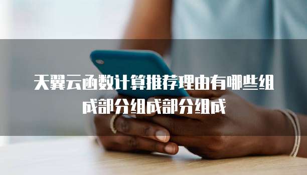 天翼云函数计算推荐理由有哪些组成部分组成部分组成