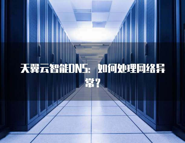 天翼云智能DNS:如何处理网络异常?