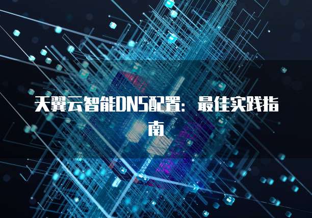 天翼云智能DNS配置：最佳实践指南