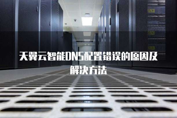 天翼云智能DNS配置错误的原因及解决方法