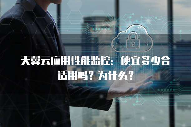 天翼云应用性能监控:便宜多少合适用吗?为什么?
