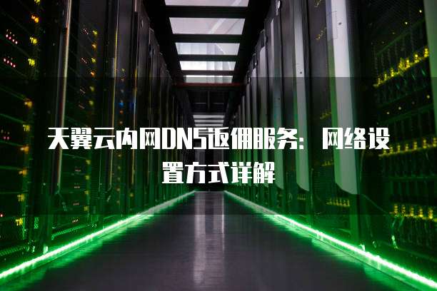 天翼云内网DNS返佣服务:网络设置方式详解